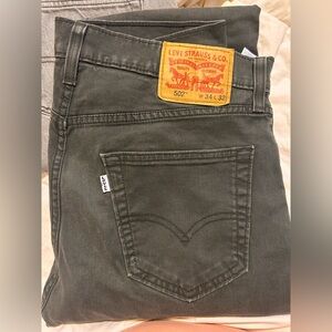 Levi's Men's 502 Dark Gray Jeans
